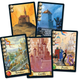 Algunas cartas del juego Ciudadelas, distribuido por Asmoode.